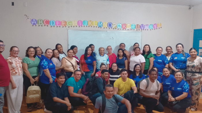 Equipe de professores de Manaquiri com Maria Souto Equipe de professores de Manaquiri com Maria Souto