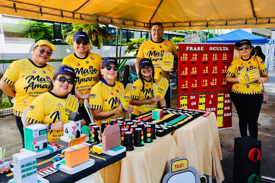 Prefeitura de Manaus promove ação educativa na ‘Faixa Liberada’ da avenida Getúlio Vargas