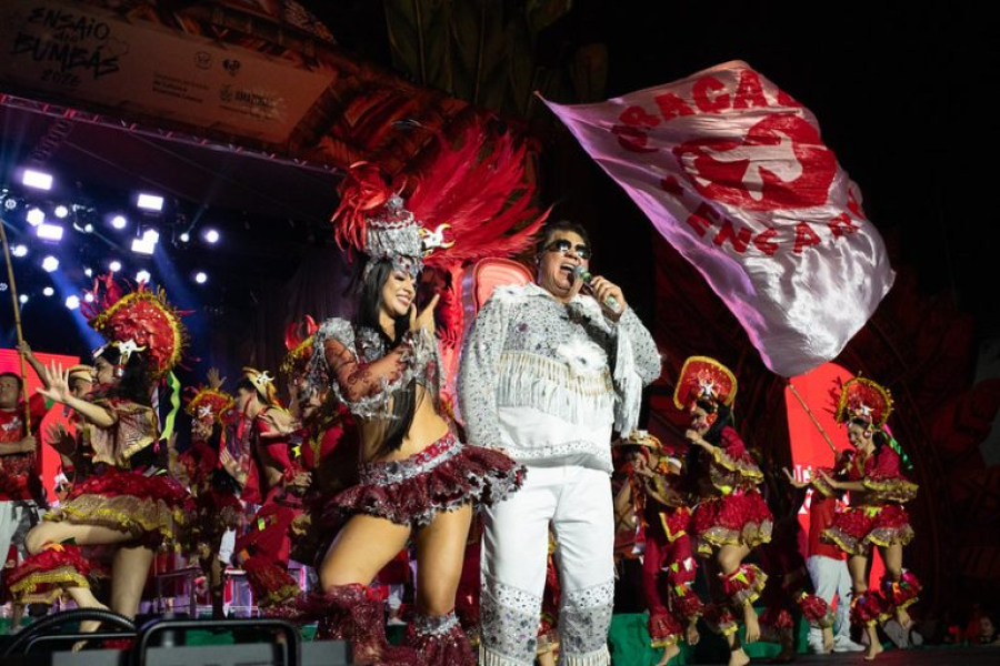 Curral do Garantido transforma o sambódromo em grande celebração da cultura popular amazonense