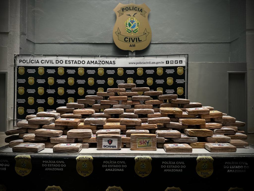 PC-AM deflagra operação policial e apreende cocaína avaliada em cerca de R$ 16 milhões